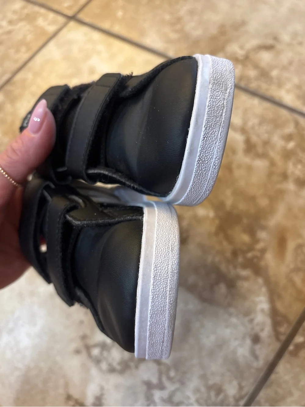 adidas black white